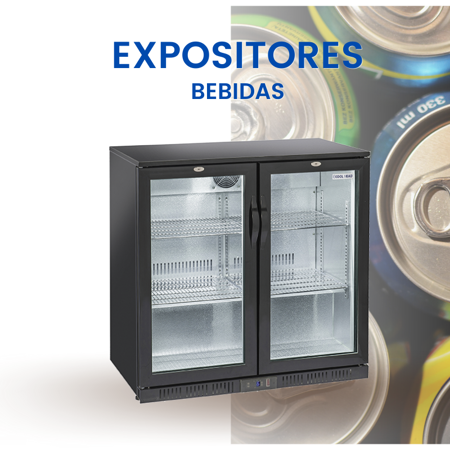 Expositores de bebidas - Equipamentos Refrigerados Profissionais para Restaurantes e Hóteis | Hotelaria | Máquinas de Gelo | Bancadas Refrigeradas | Expositores de Bebidas | Frio Industrial