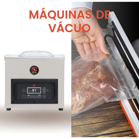 Máquinas de embalar a vácuo - Preparação de Alimentos - Máquinas de Vácuo, Serra Ossos e Cortadoras, Picadores de Carne, Cortador de Legumes | ABN Hotelaria