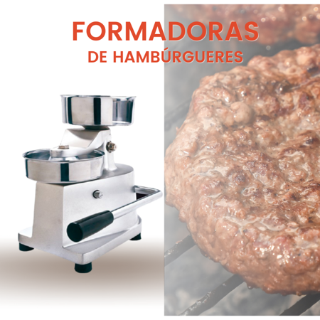Formadoras de Hamburguer - Preparação de Alimentos - Máquinas de Vácuo, Serra Ossos e Cortadoras, Picadores de Carne, Cortador de Legumes | ABN Hotelaria