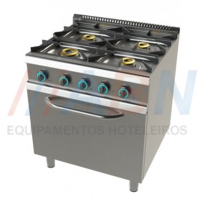 Fogão a Gás Com Forno - F07N401QP - Junex - ABN Hotelaria