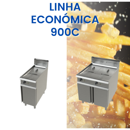 Linha Económica 900C - Queimas para Hotelaria e Cozinhas Profissionais