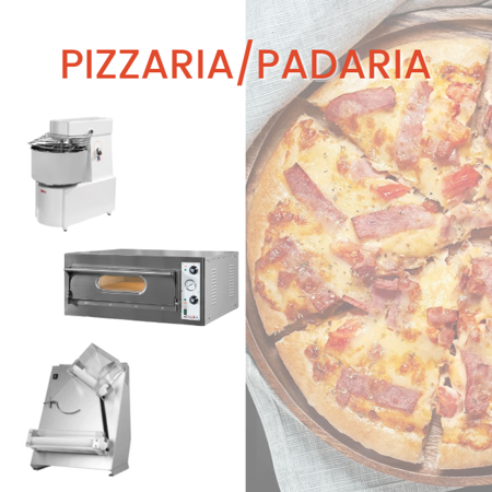 Equipamentos Industriais para Pizzaria e Padaria - Produtos para hotelaria e restauração